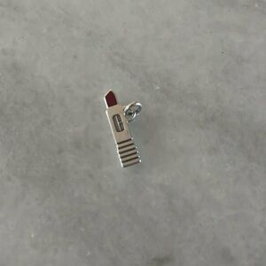 Tiffany & Co Clinique lipstick charm / pendant  sterling silver Ag 925